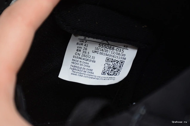 White Grey Smoke 555088-035 High Retro Black Jordan Light Air 1 0923